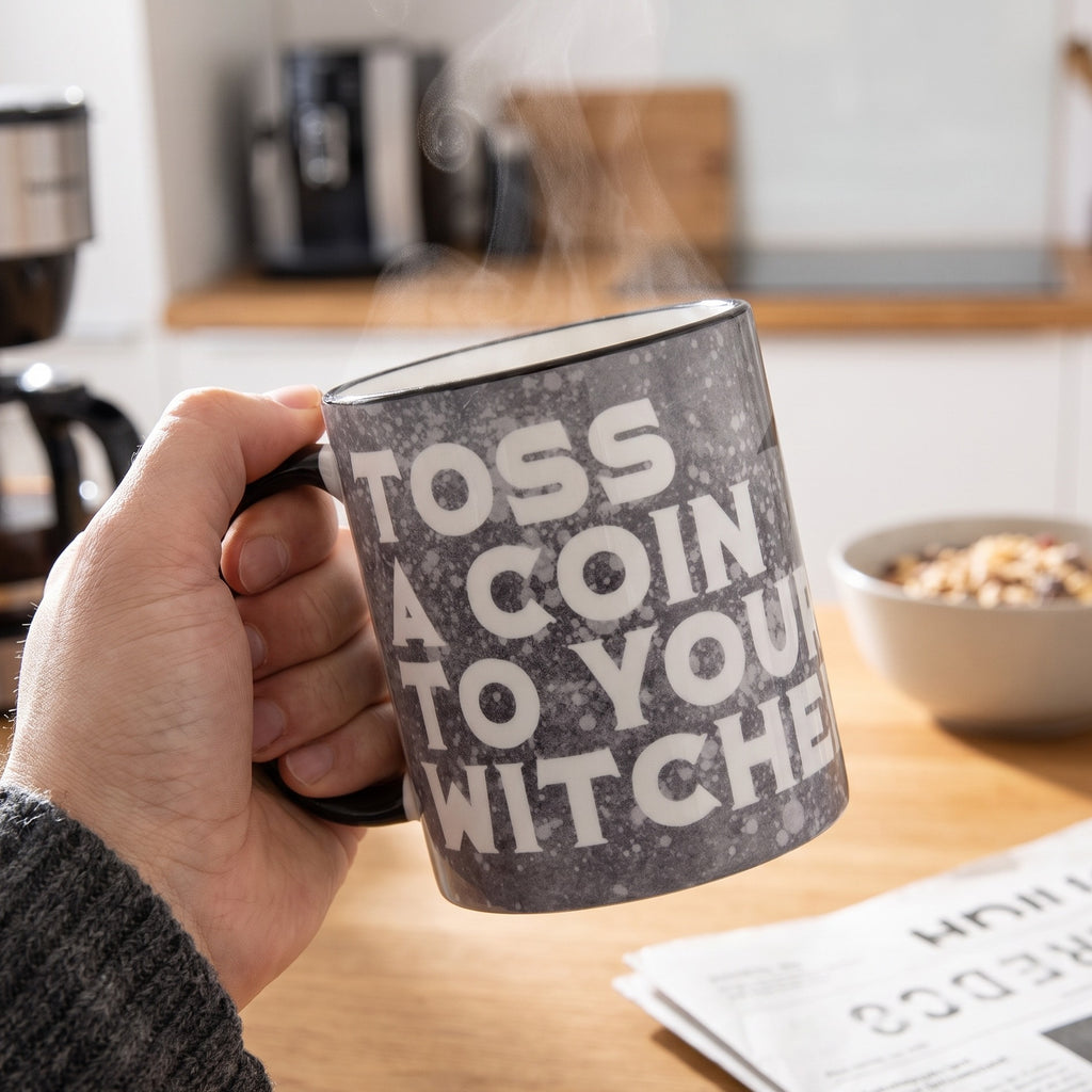 Productafbeelding Toss a Coin mok voor Witcher fans
