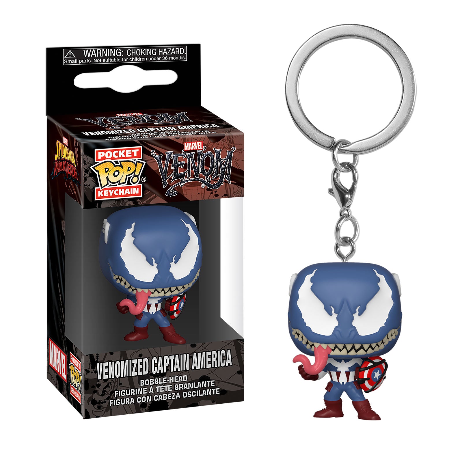 Productafbeelding Marvel - Venomized Captain America Funko Pop Sleutelhanger