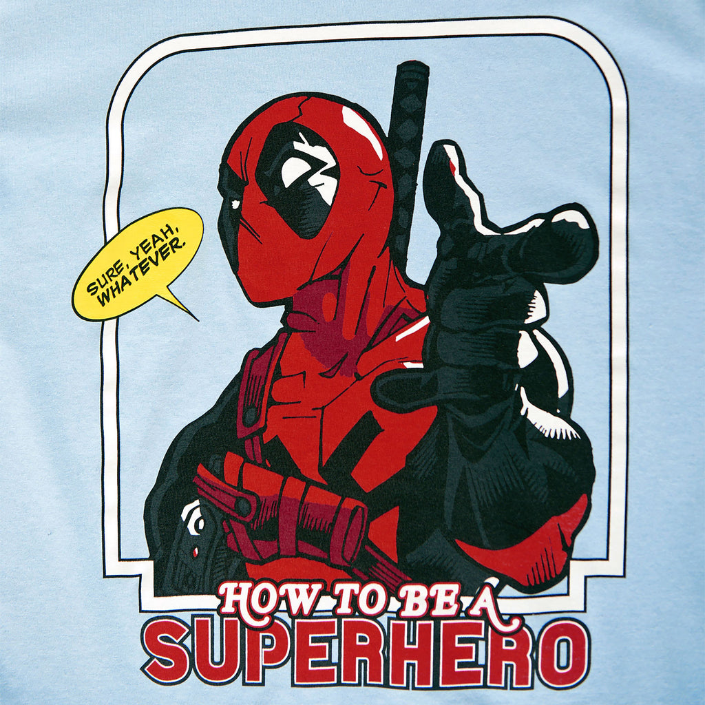 Productafbeelding Deadpool - Hoe een superheld te zijn T-shirt blauw