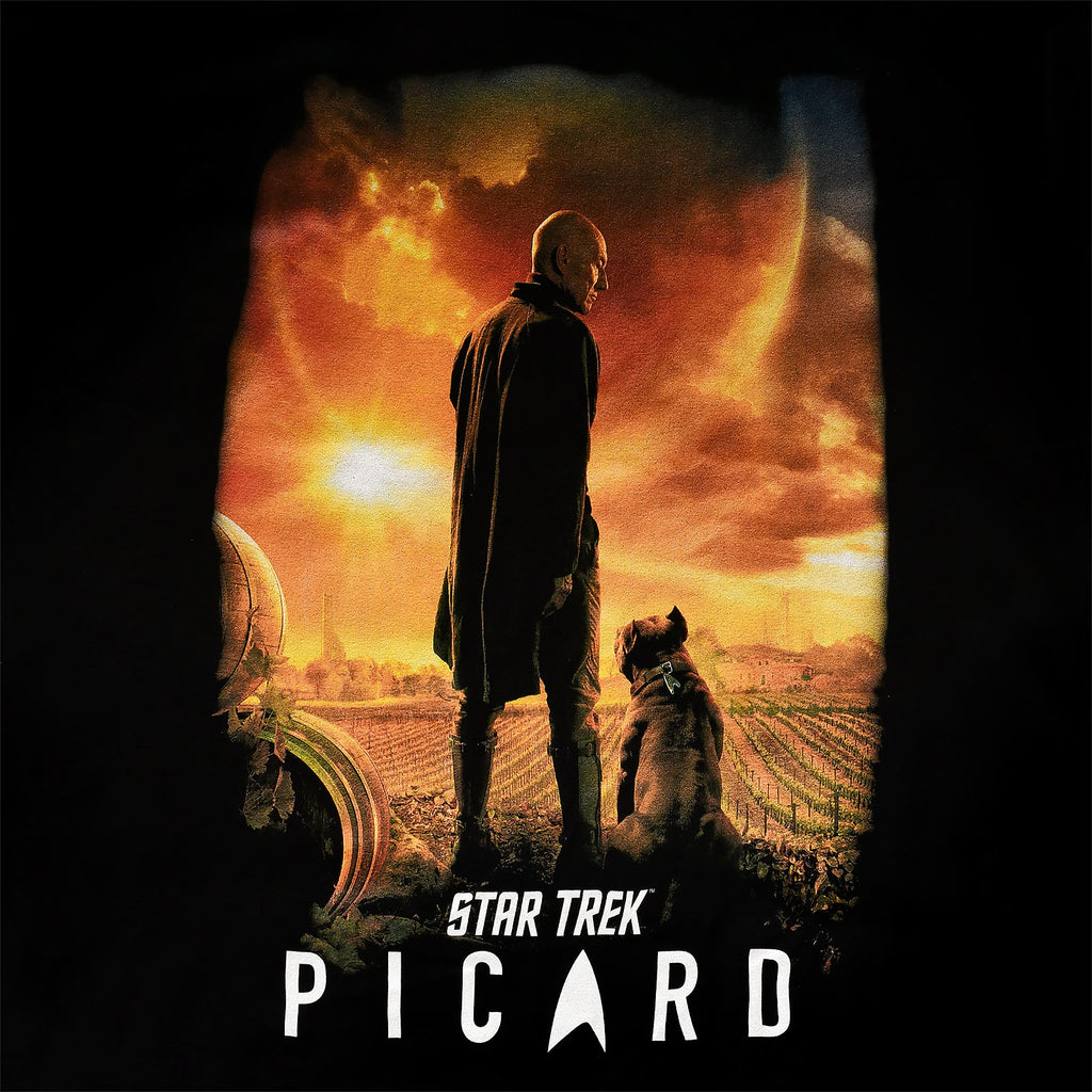 Image produit Star Trek - T-shirt Poster Picard noir