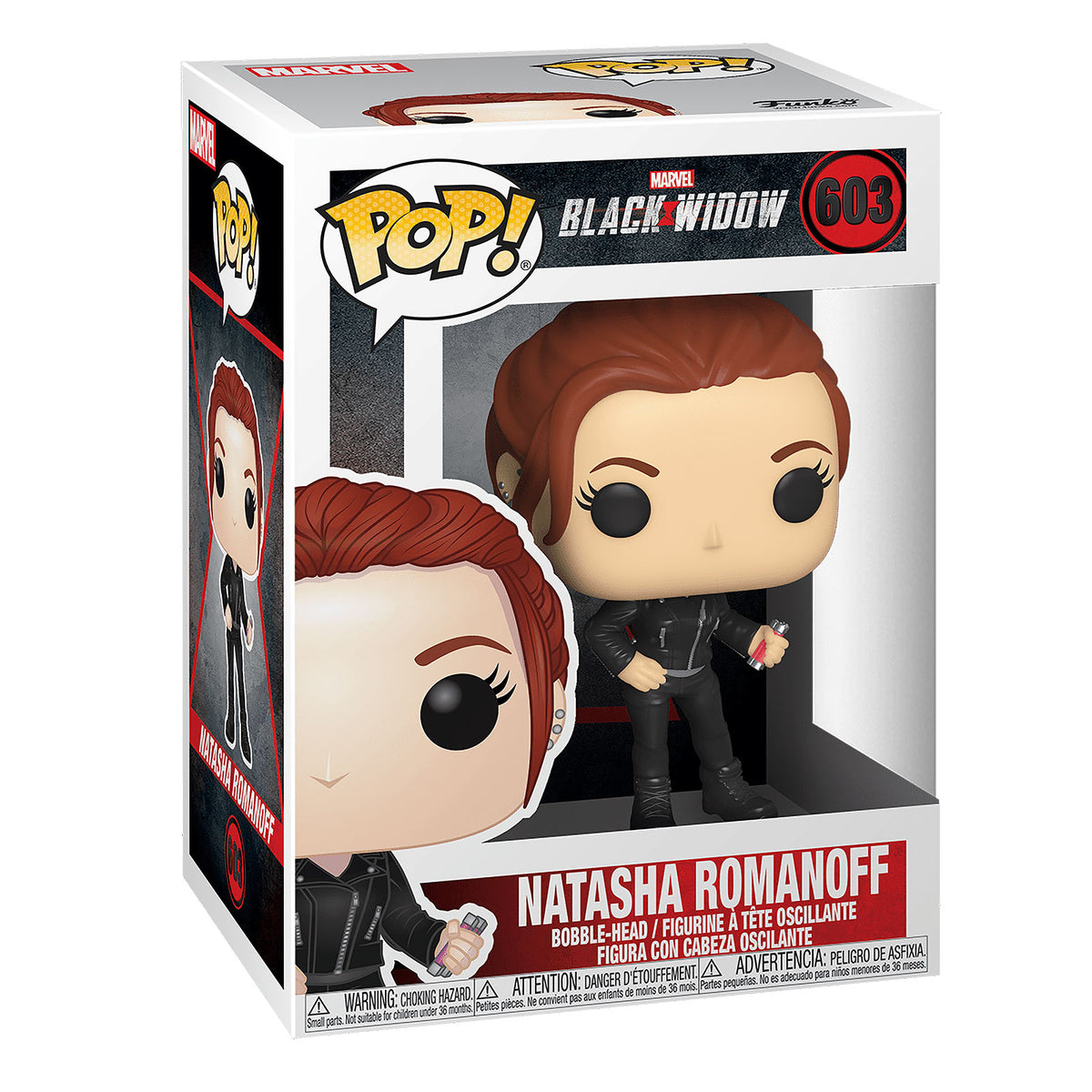 Image produit Black Widow - Natasha Romanoff figurine Funko Pop à tête branlante