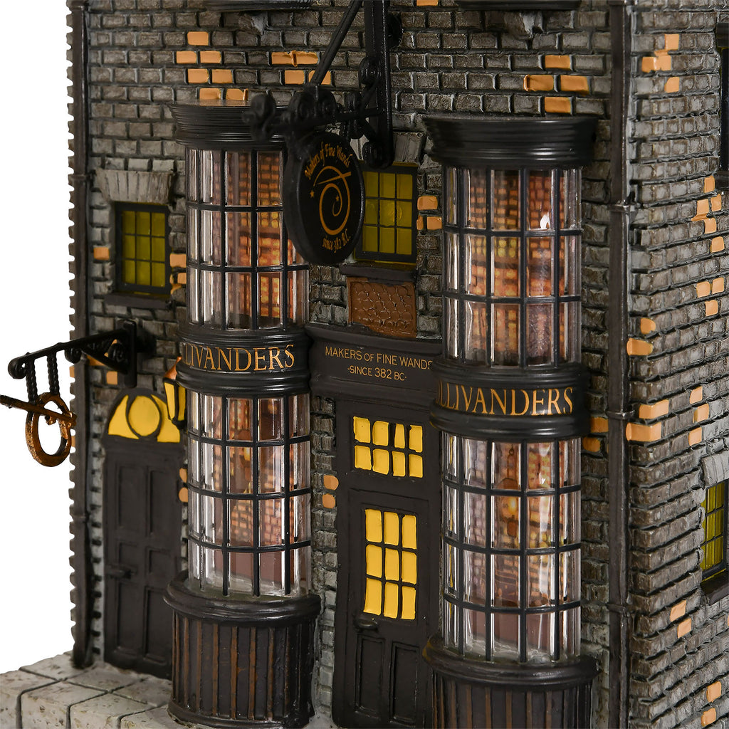 Image produit Réplique miniature du magasin de baguettes d'Ollivander avec éclairage - Harry Potter