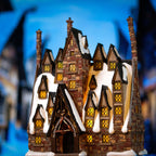 Produktbild Drei Besen Miniatur Replik mit Beleuchtung - Harry Potter