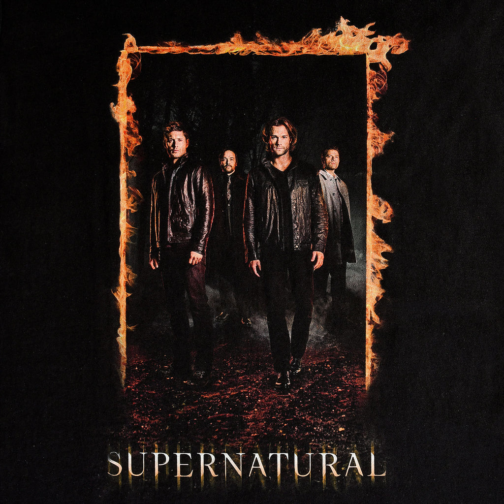 Image produit Supernatural - T-shirt Poster Burning Gate noir