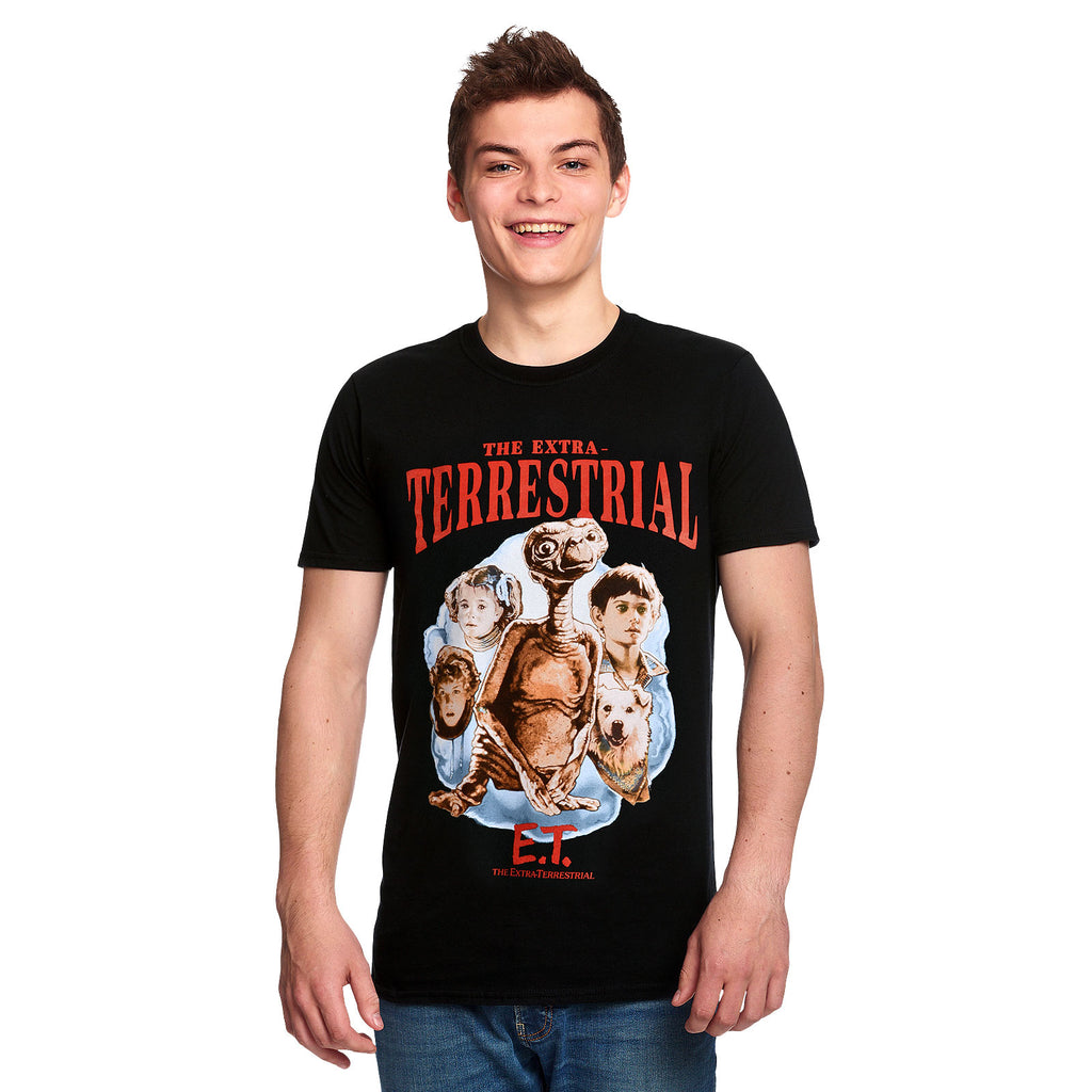 Productafbeelding E.T. The Extra-Terrestrial T-Shirt zwart