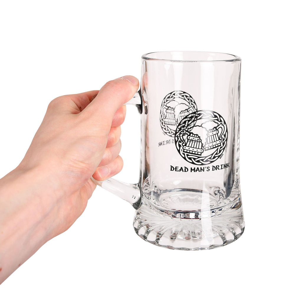 Image produit Skyrim - Chope en verre avec le logo Dead Man's Drink