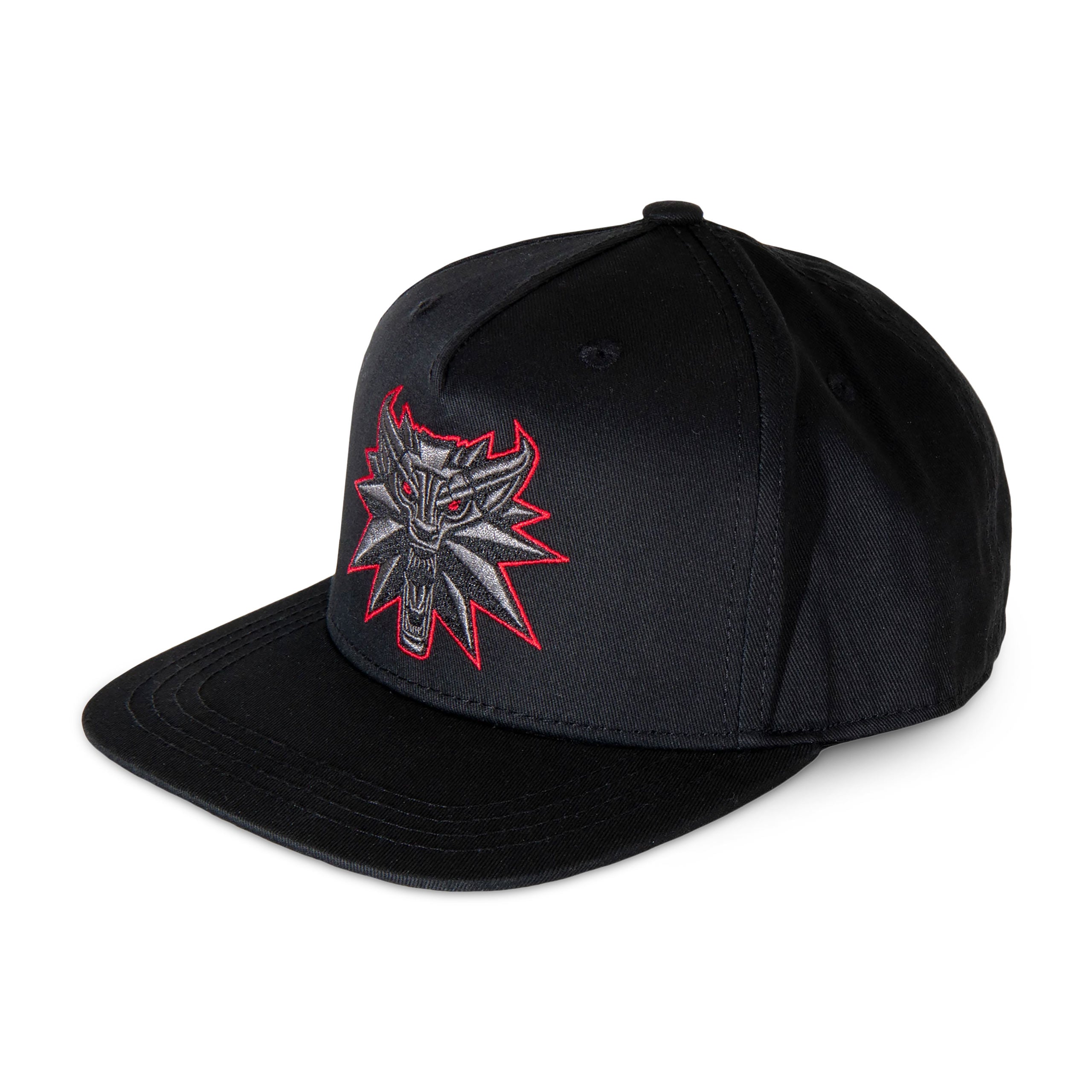 Produktbild Witcher - Black Wolf Medaillon Snapback Cap