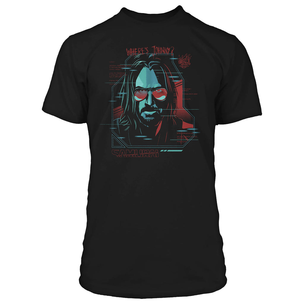 Productafbeelding Cyberpunk 2077 - Digital Ghost T-shirt zwart