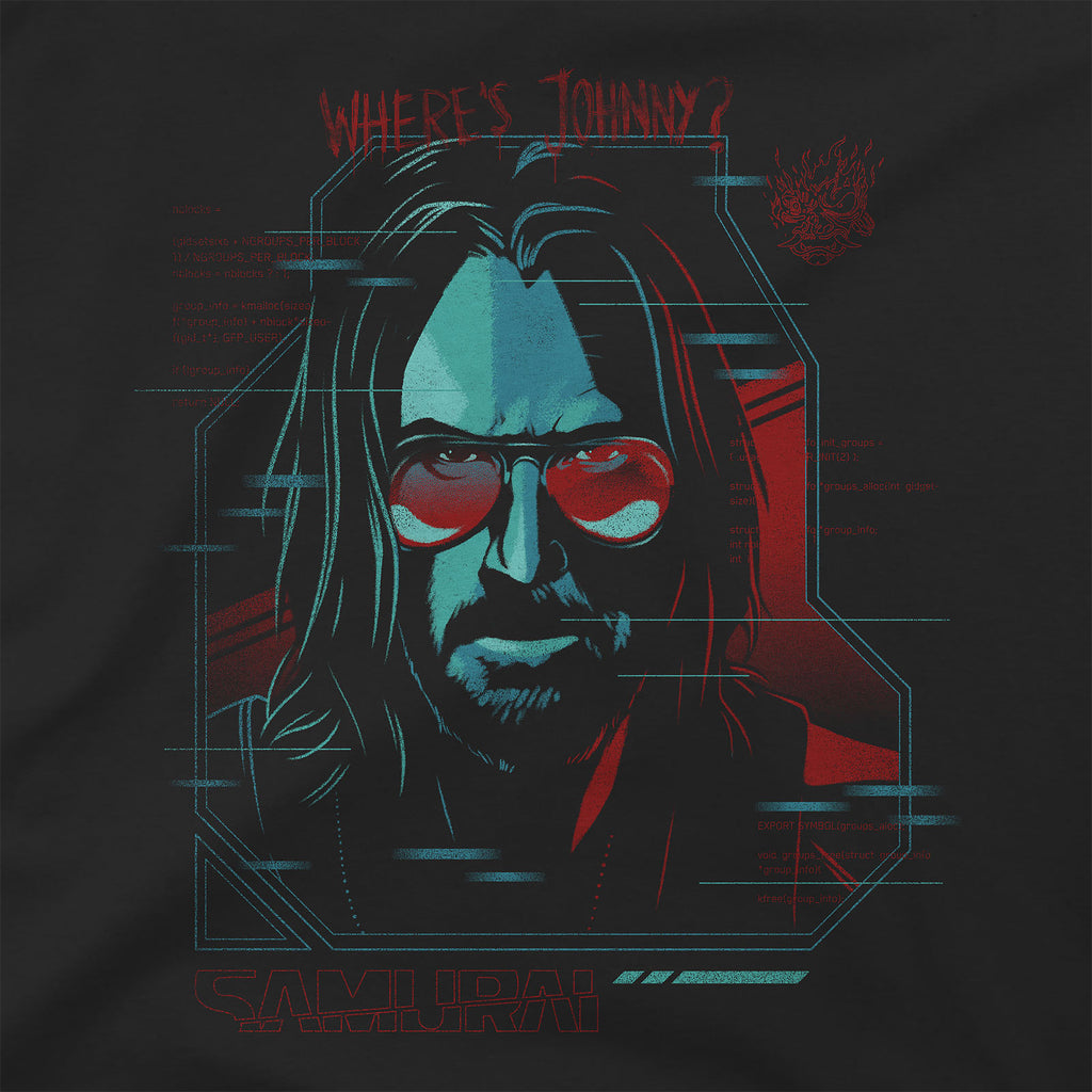 Productafbeelding Cyberpunk 2077 - Digital Ghost T-shirt zwart