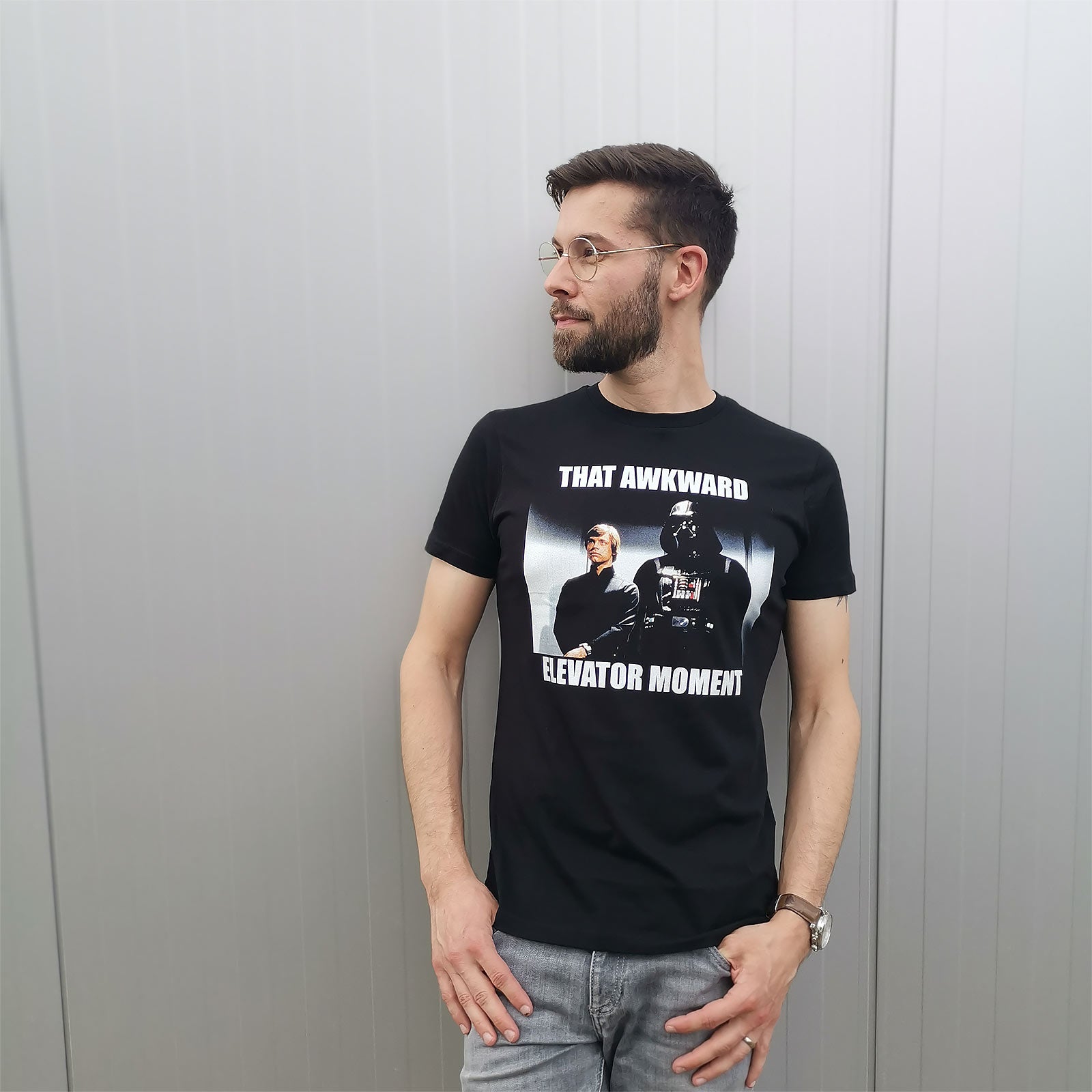 Image produit Star Wars - T-shirt Moment Ascenseur noir