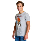Image produit Fairy Tail - T-shirt Natsu et Happy gris