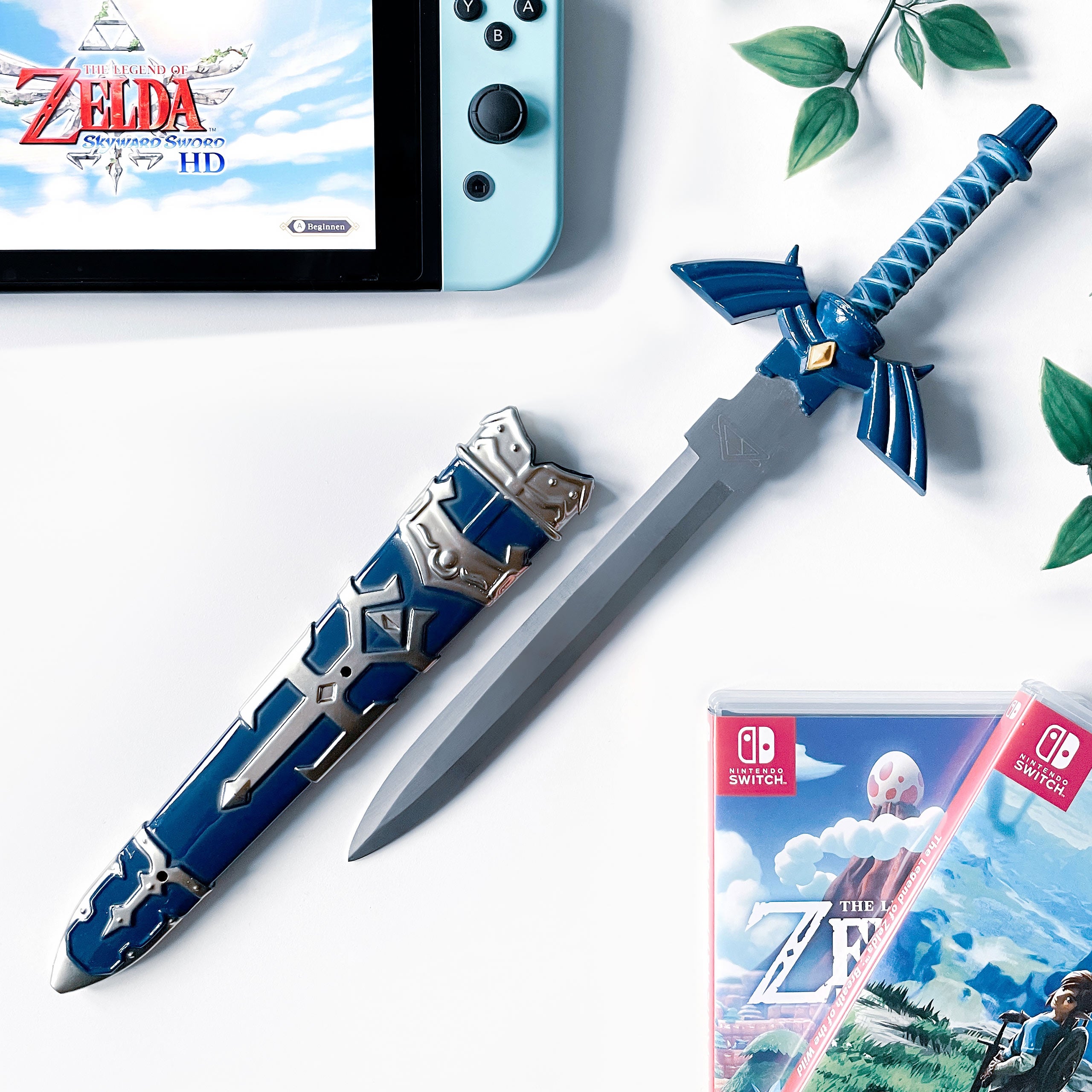 Productafbeelding Master Sword Miniatuur Replica met Schede voor Zelda Fans