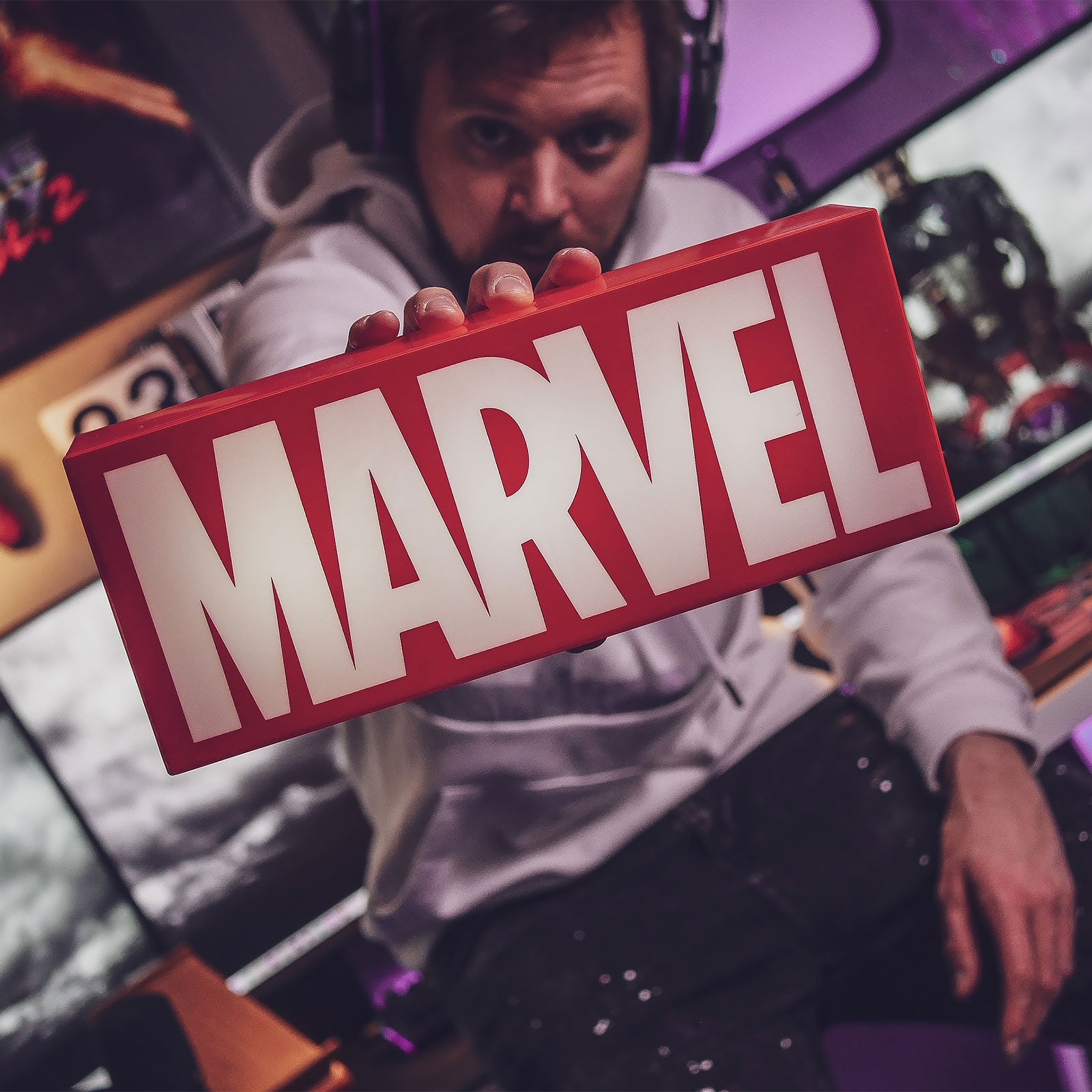 Produktbild Marvel - Logo Lampe