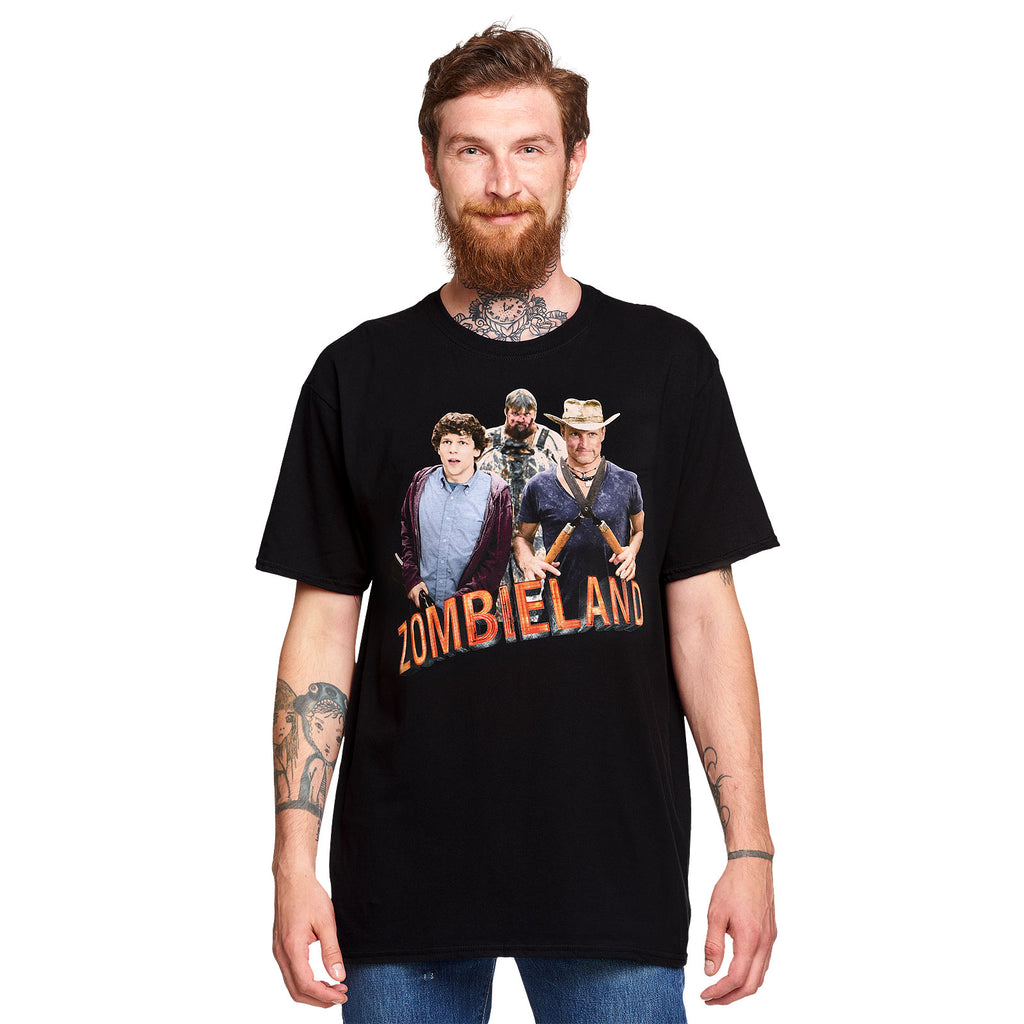 Image produit Zombieland - T-shirt de groupe noir