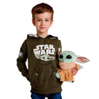 Image produit Sweat à capuche pour enfants Grogu vert - Star Wars The Mandalorian