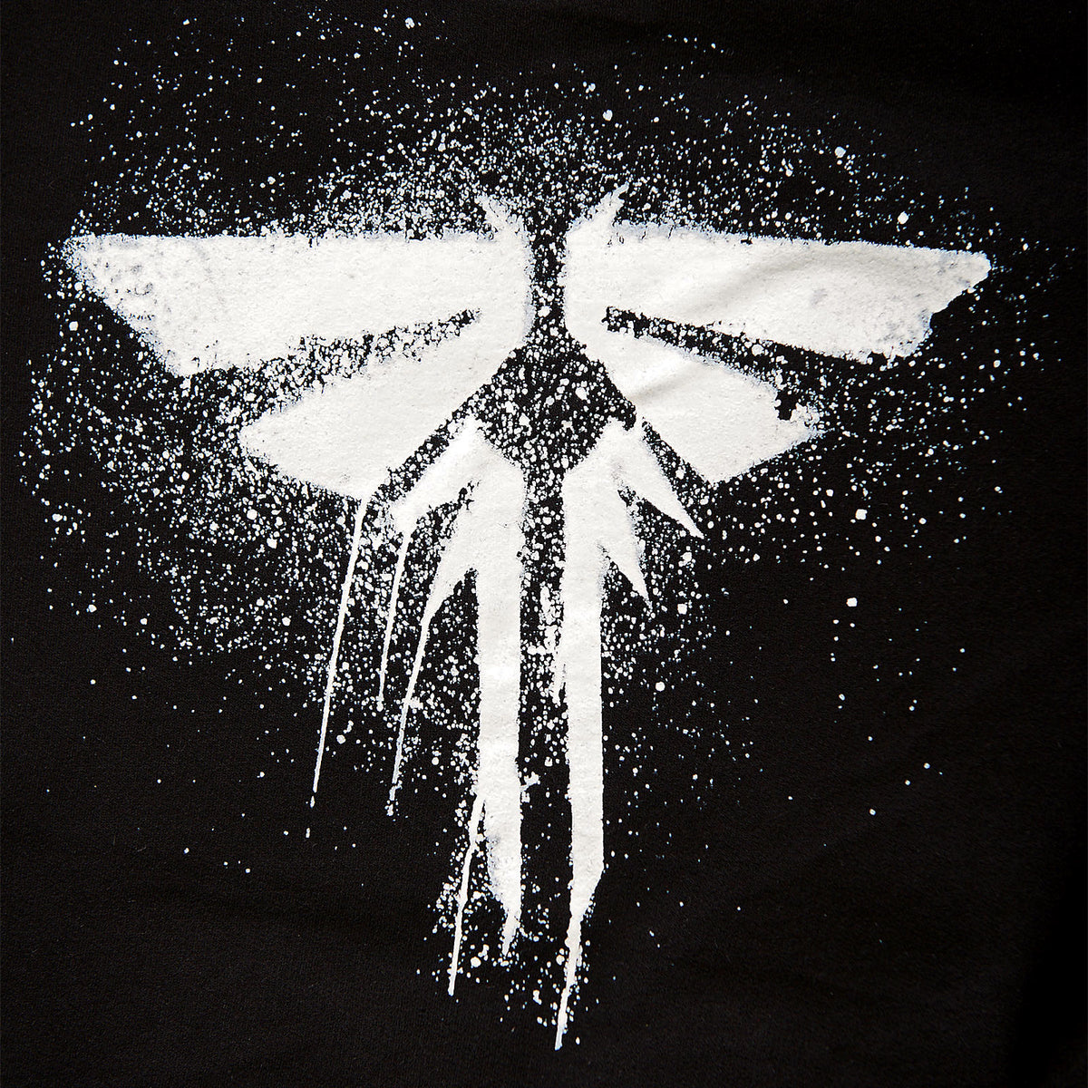 Image produit The Last of Us - Sweat à capuche noir avec logo Fireflies
