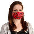 Produktbild Spinnennetz Gesichtsmaske für Spider-Man Fans rot