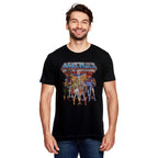 Image produit Masters of the Universe - T-shirt Distressed Characters noir