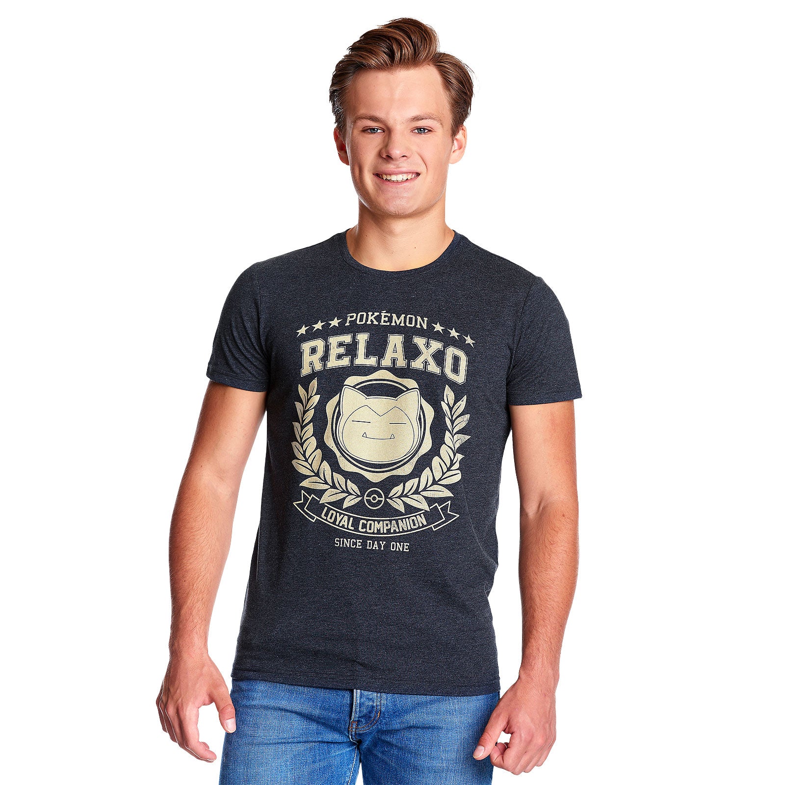 Productafbeelding Pokemon - Snorlax Loyal Companion T-Shirt blauw