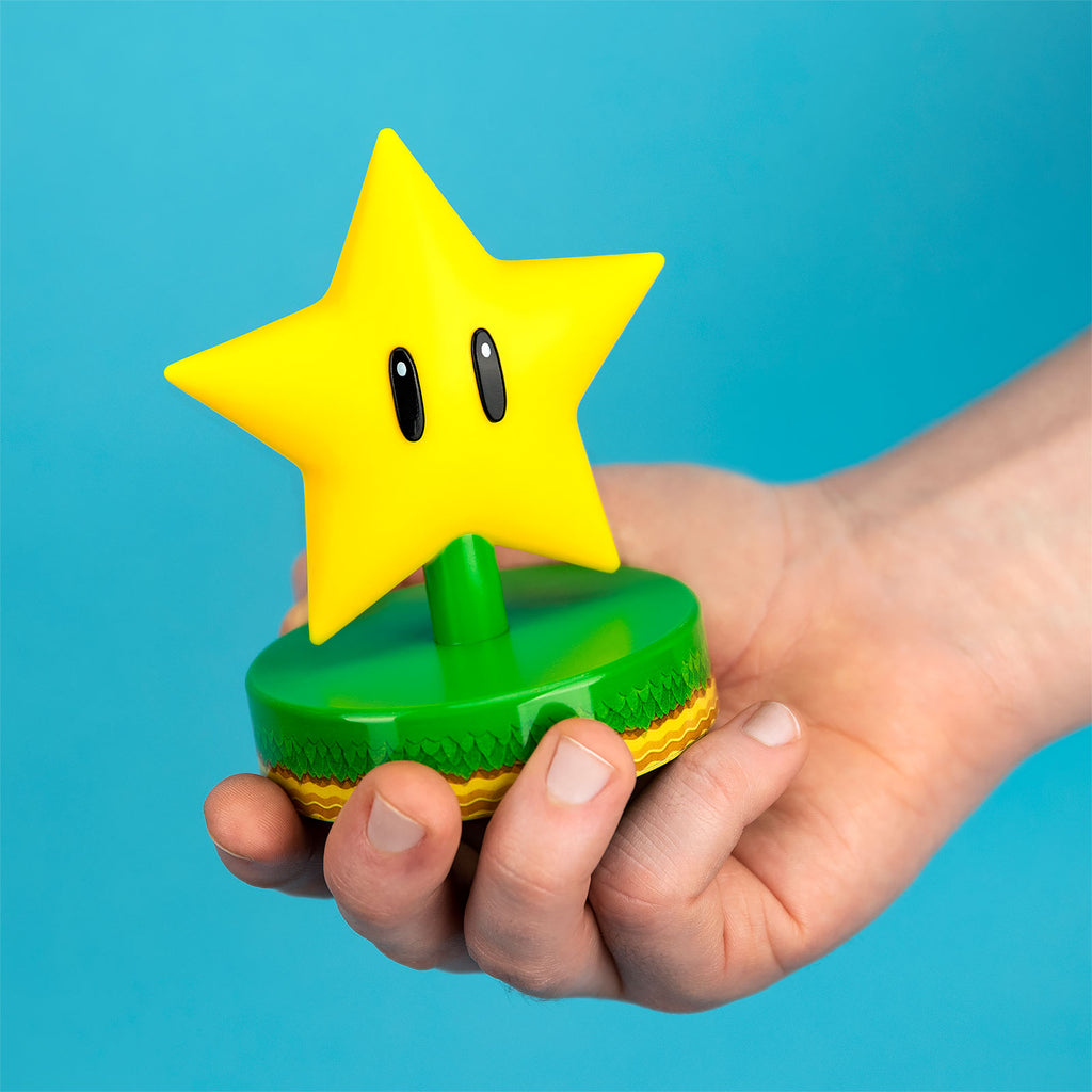 Productafbeelding Super Mario - Super Star Icons 3D Tafellamp