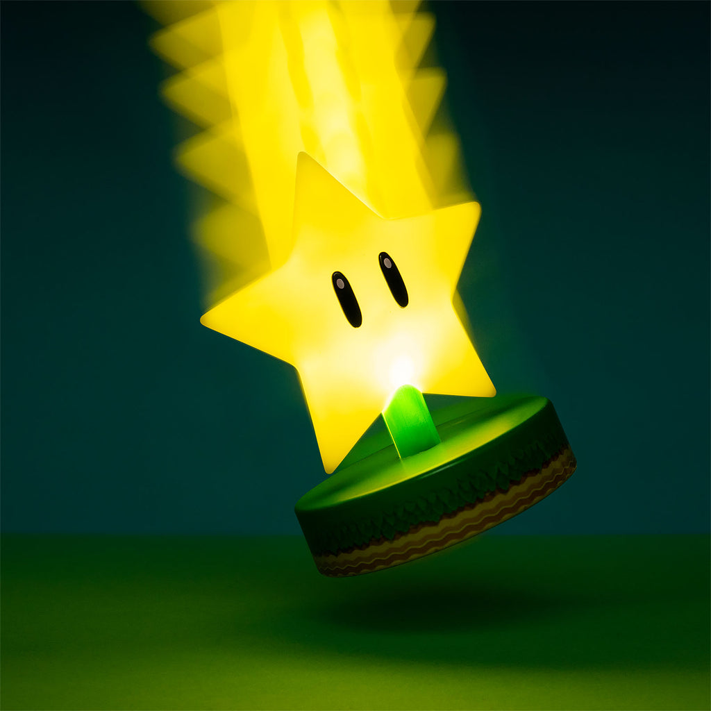 Productafbeelding Super Mario - Super Star Icons 3D Tafellamp