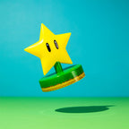 Productafbeelding Super Mario - Super Star Icons 3D Tafellamp