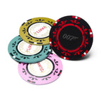 Produktbild James Bond - Casino Royale Poker Chip Untersetzer 4er Set