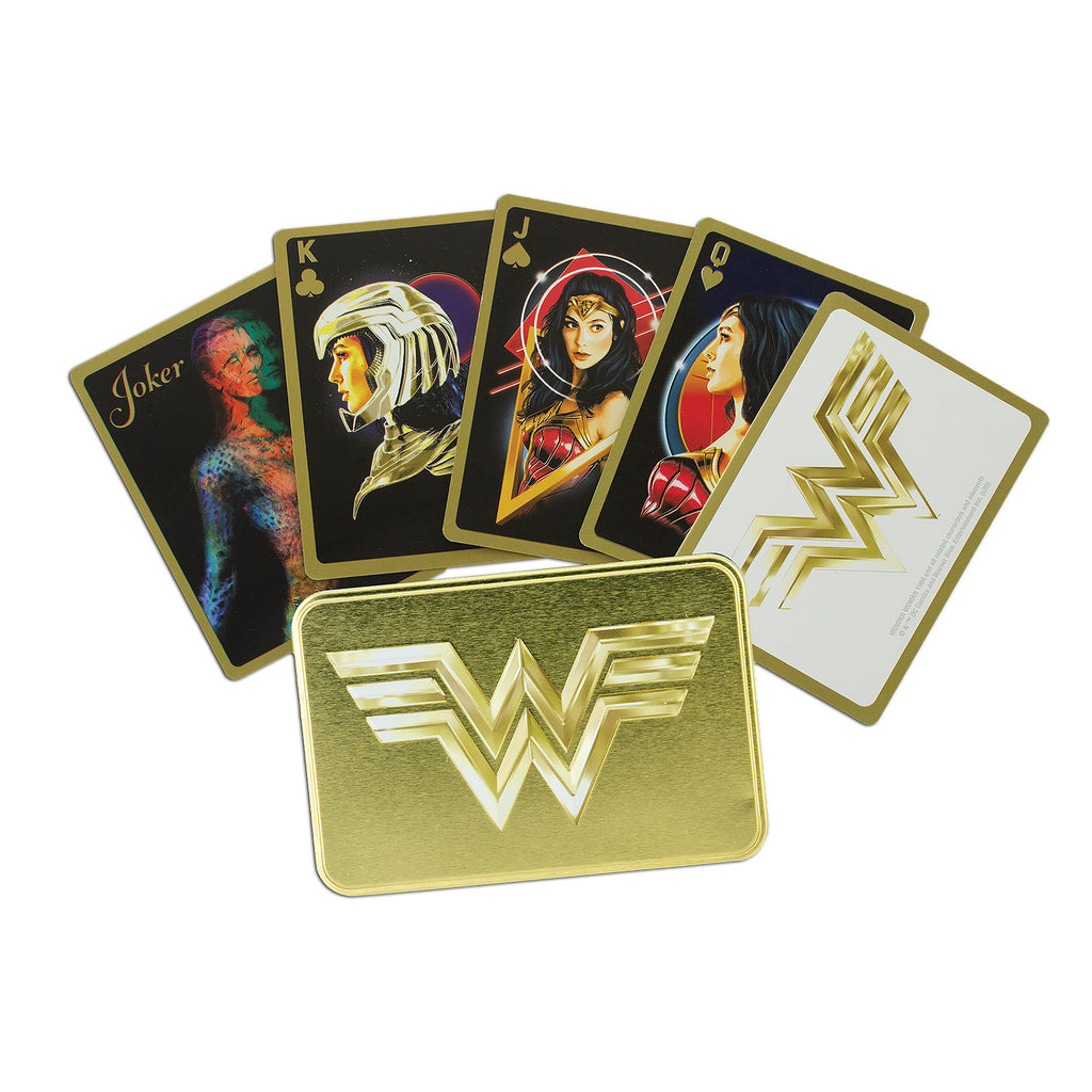 Image produit Cartes à jouer Wonder Woman dans une boîte en métal