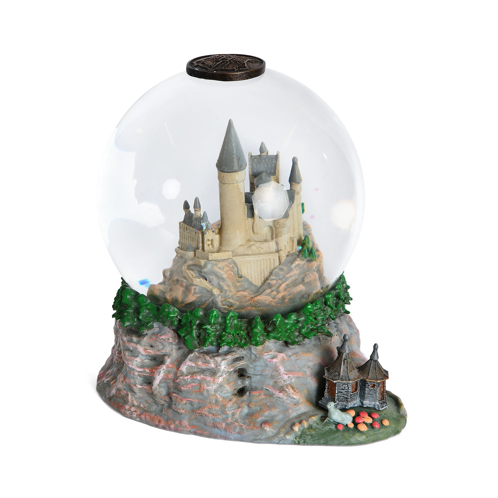 Produktbild Harry Potter - Hogwarts mit Hagrids Hütte Schneekugel mit Glitter