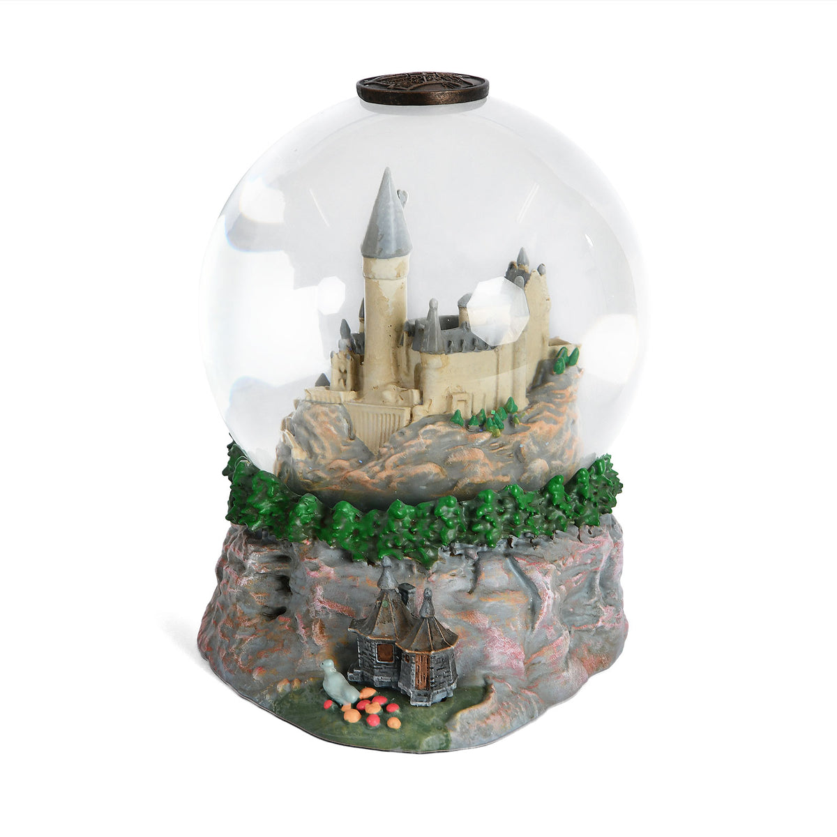 Produktbild Harry Potter - Hogwarts mit Hagrids Hütte Schneekugel mit Glitter