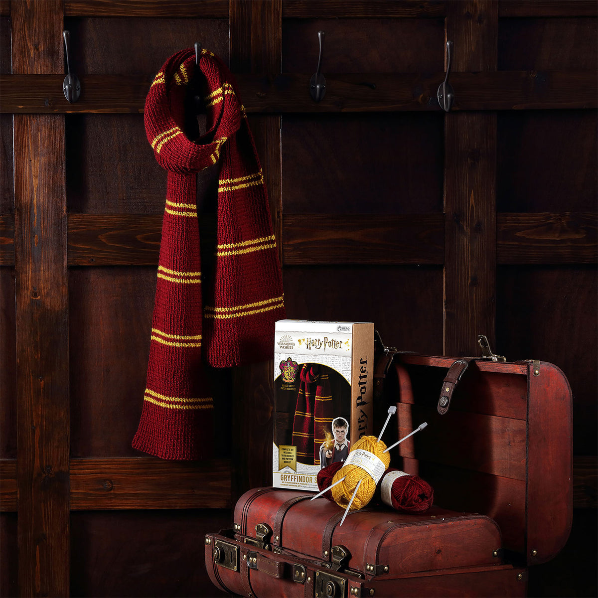 Image produit Harry Potter - Ensemble de tricot pour écharpe Gryffondor