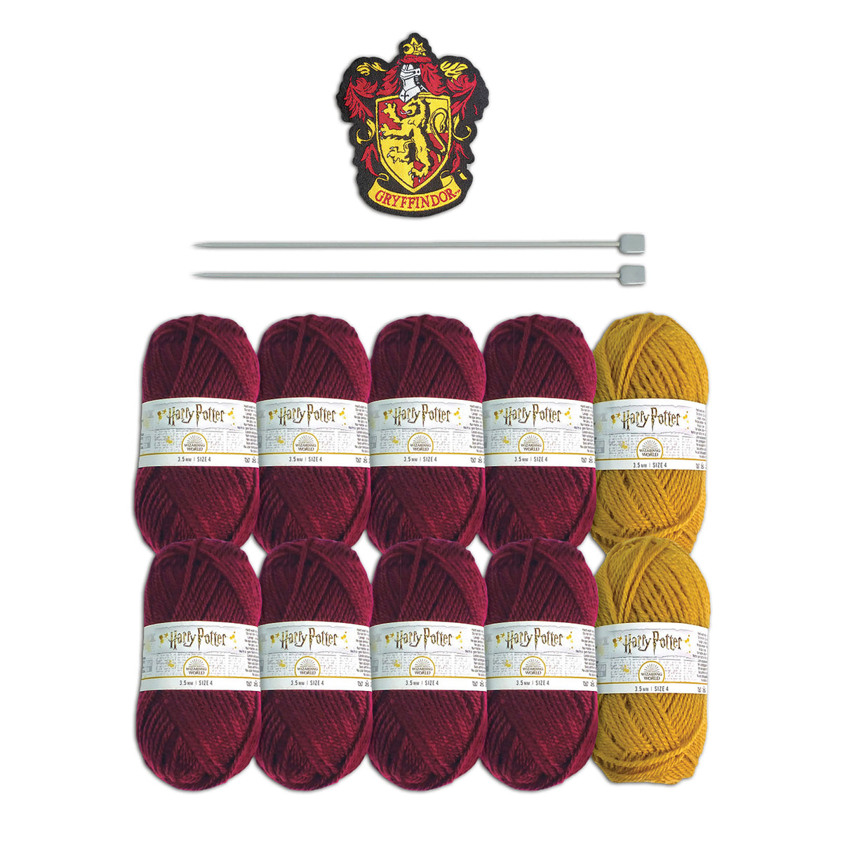 Image produit Harry Potter - Ensemble de tricot pour écharpe Gryffondor