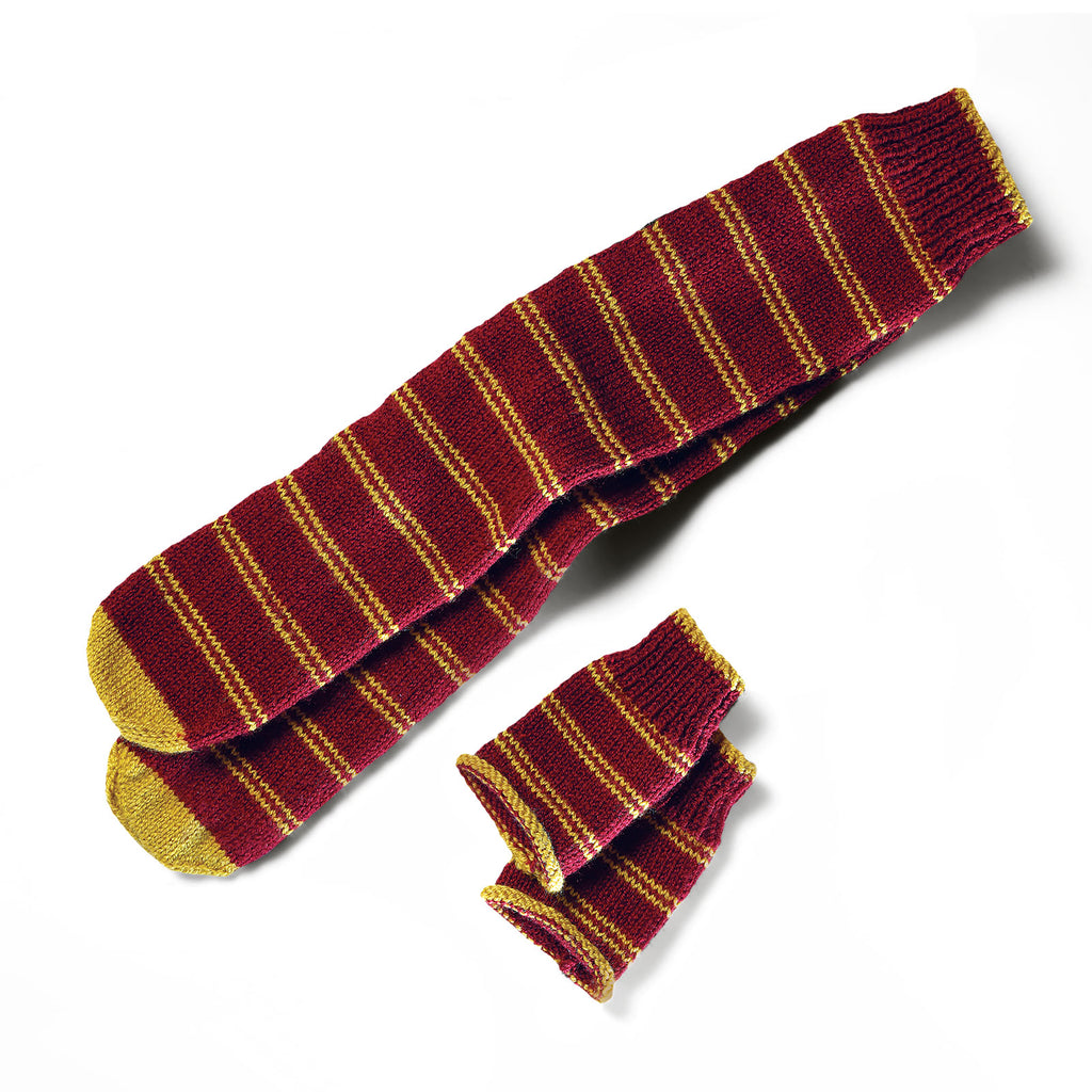 Produktbild Harry Potter - Gryffindor Handschuhe & Strümpfe Strick-Set