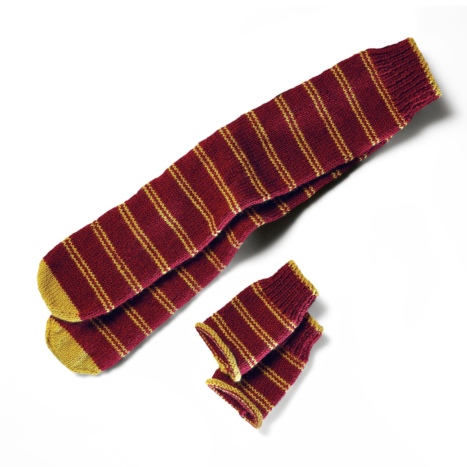 Produktbild Harry Potter - Gryffindor Handschuhe & Strümpfe Strick-Set