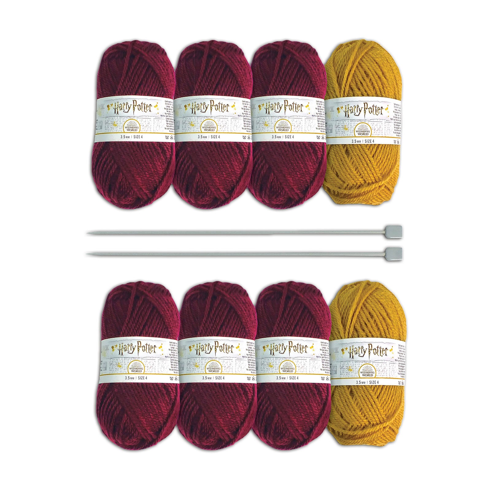 Produktbild Harry Potter - Gryffindor Handschuhe & Strümpfe Strick-Set