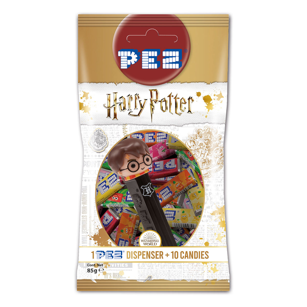 Productafbeelding Harry Potter - PEZ Snoepjes 10 Pack met Dispenser