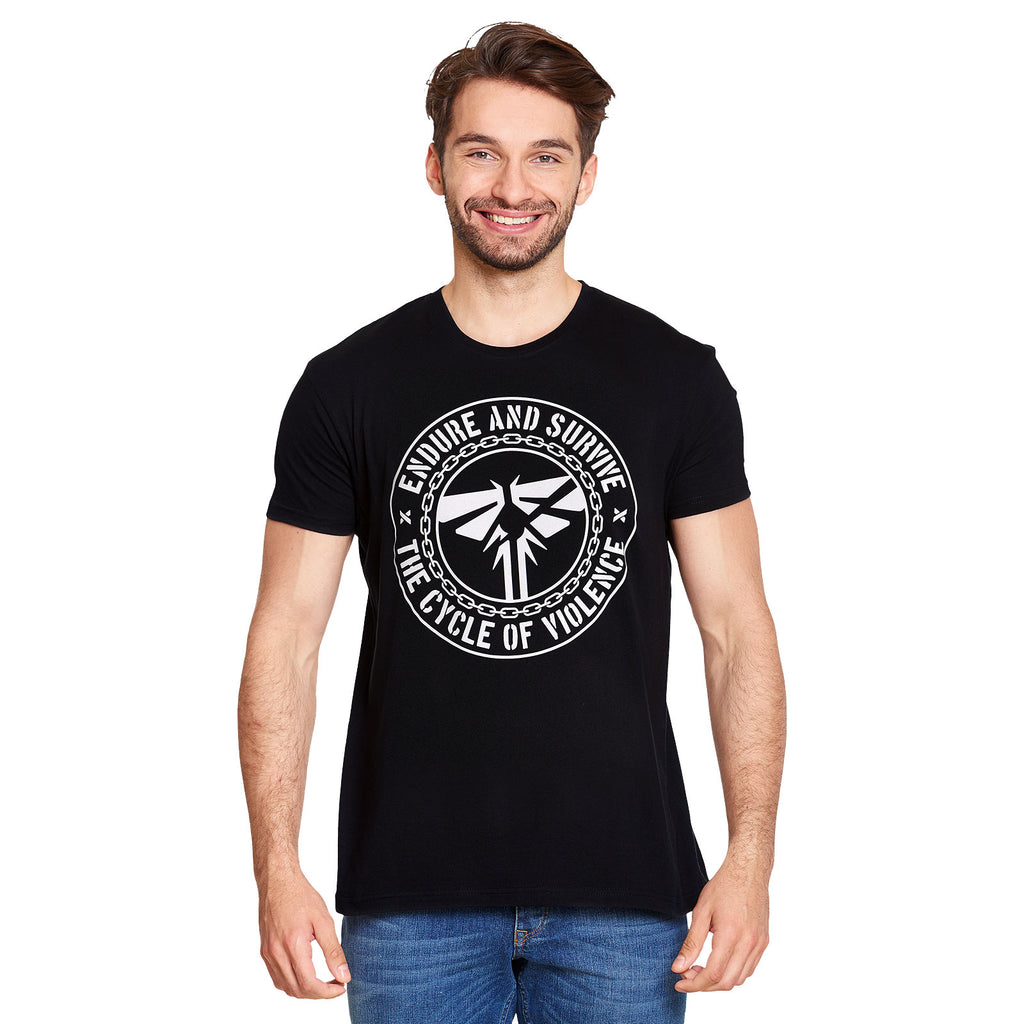 Image produit T-shirt Endure and Survive pour les fans de The Last of Us noir