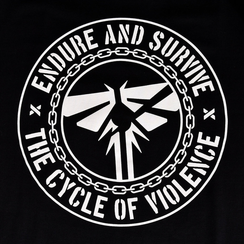 Image produit T-shirt Endure and Survive pour les fans de The Last of Us noir