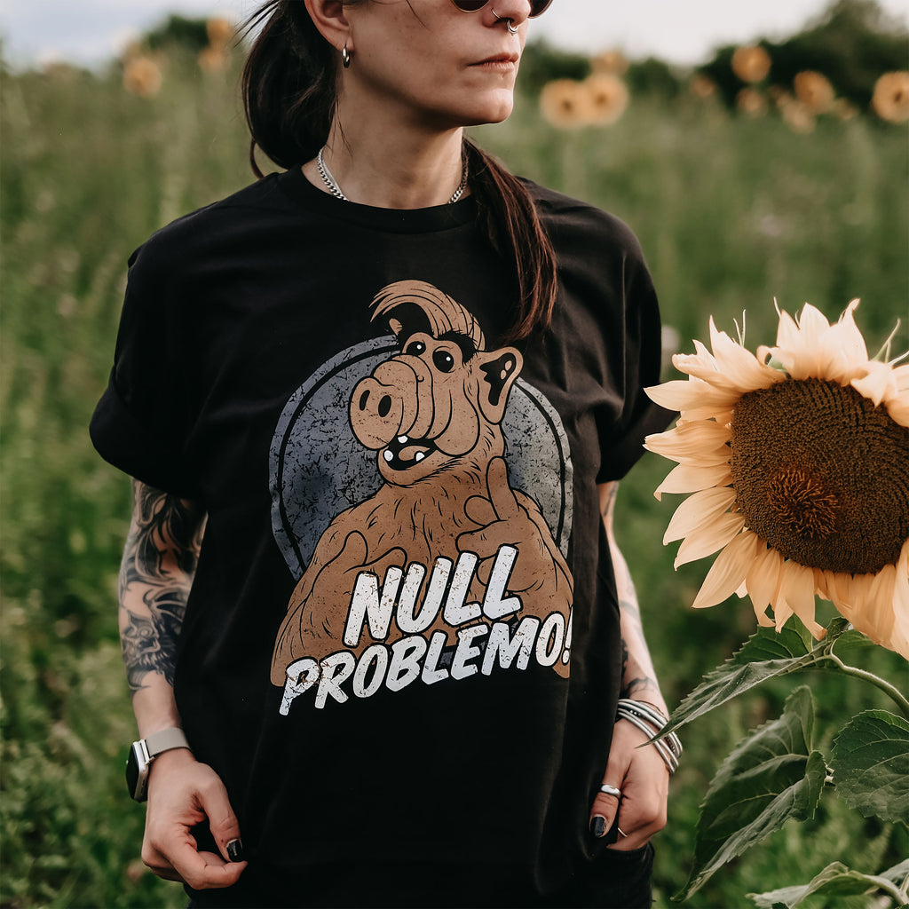 Image produit Pas de problème! T-shirt pour les fans d'Alf noir