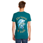 Productafbeelding Zelda - Link met Wolf-Link T-shirt turquoise