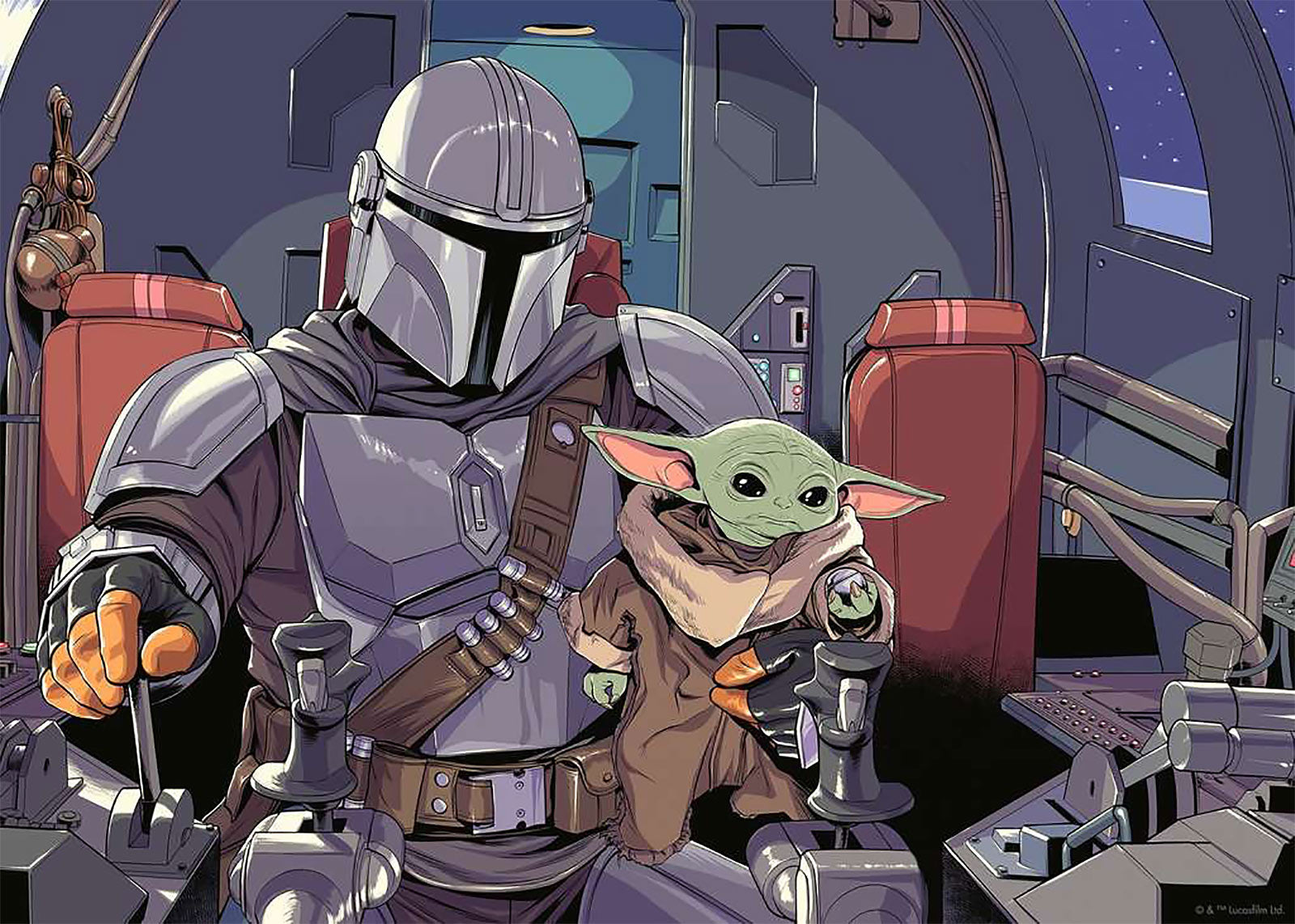 Productafbeelding The Mandalorian & Grogu Puzzel - Star Wars