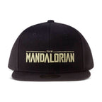 Image produit Casquette Snapback Logo The Mandalorian Noir - Star Wars