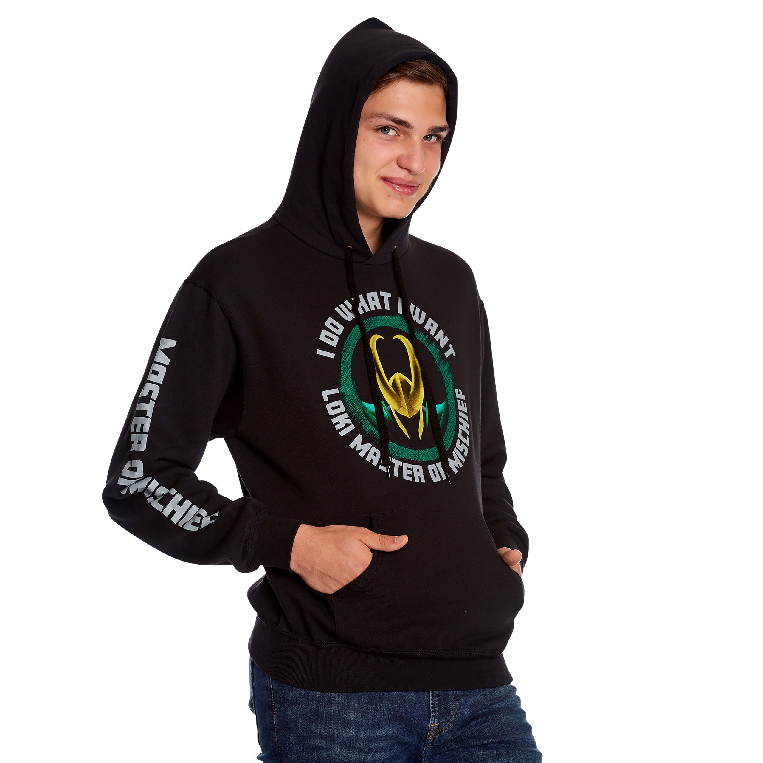 Image produit Loki - Master of Mischief Sweat à capuche noir