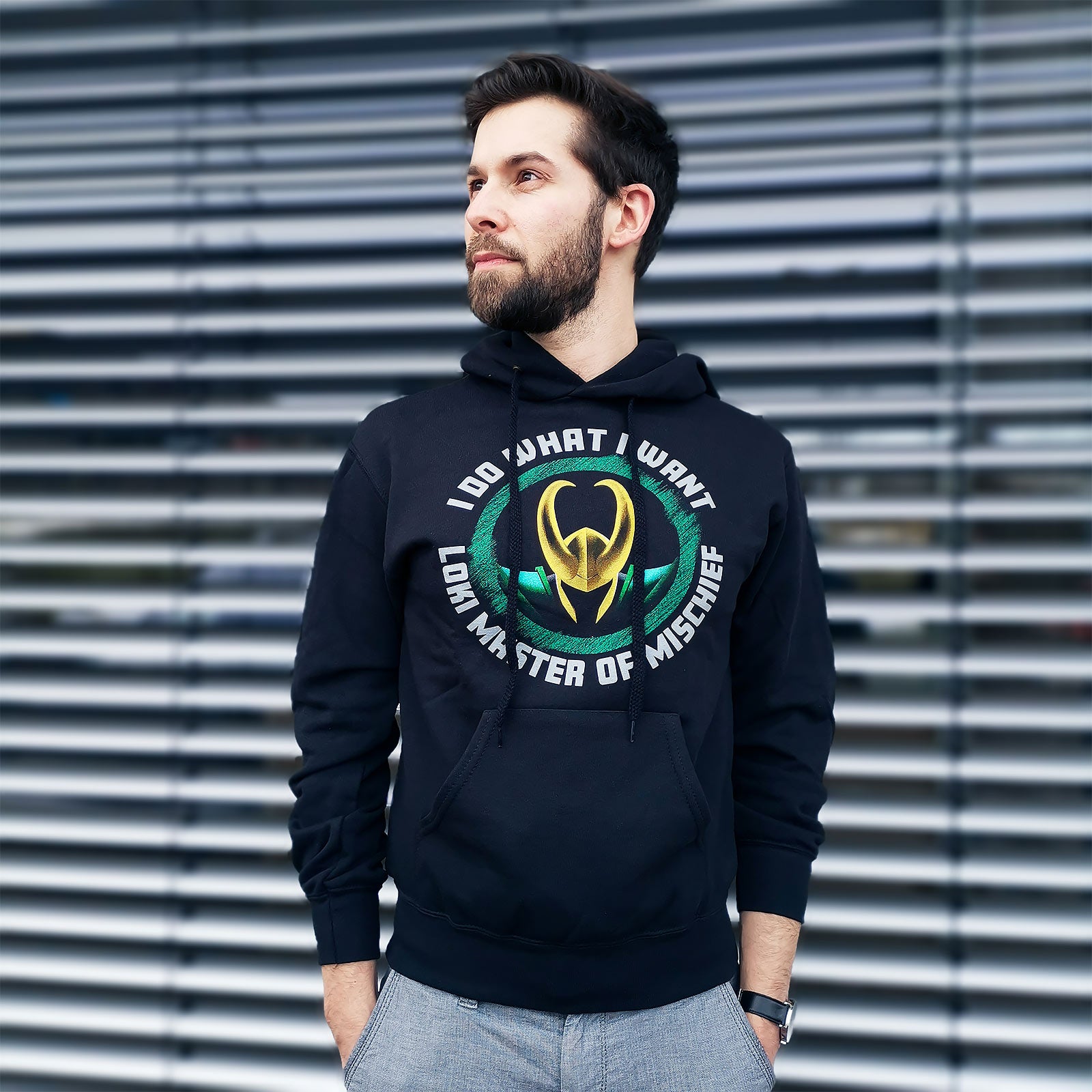 Image produit Loki - Master of Mischief Sweat à capuche noir