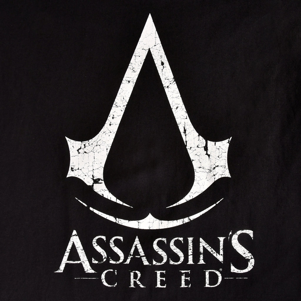 Produktbild Assassin's Creed - Cracked Logo T-Shirt schwarz