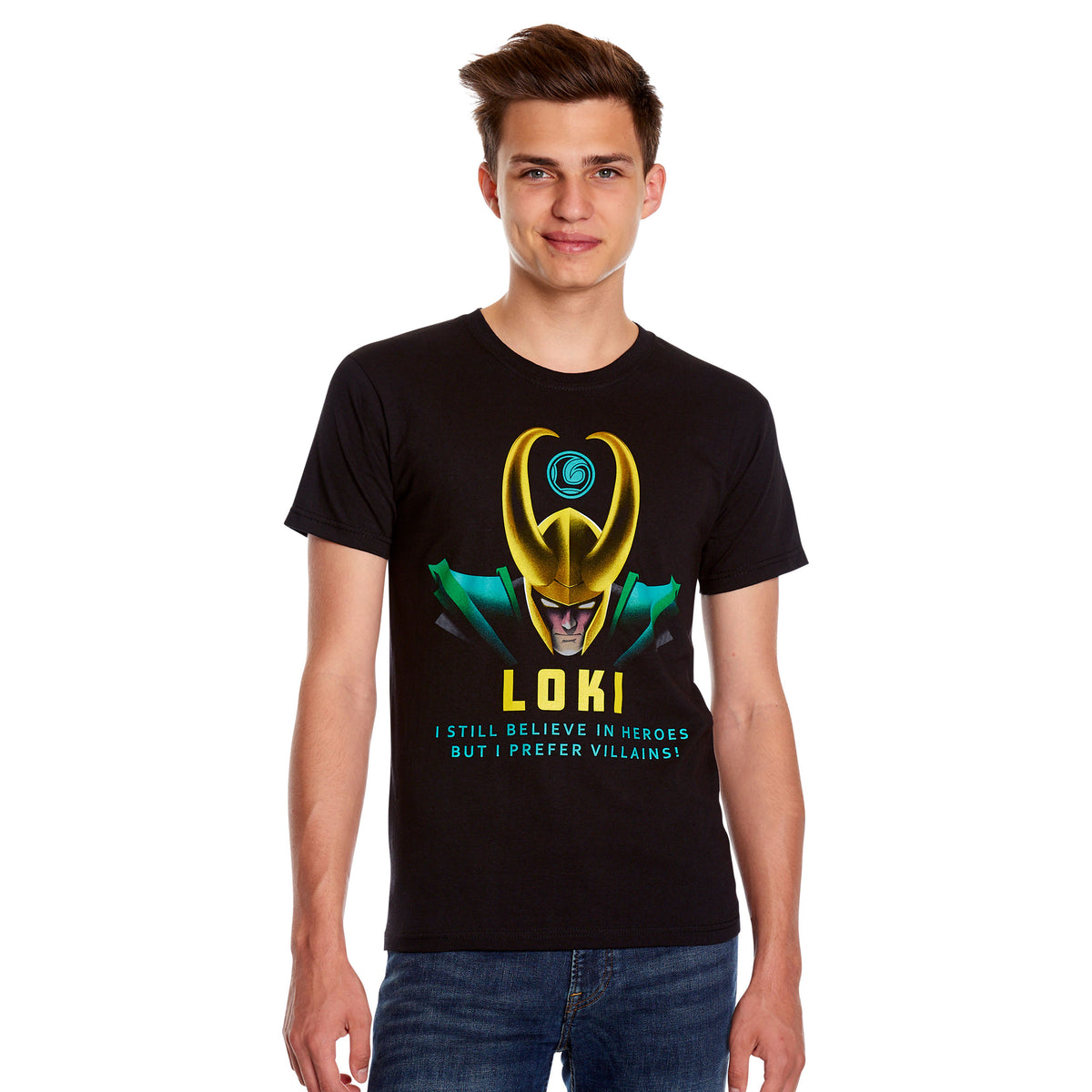 Productafbeelding Loki - Ik Geef de Voorkeur aan Schurken T-Shirt zwart