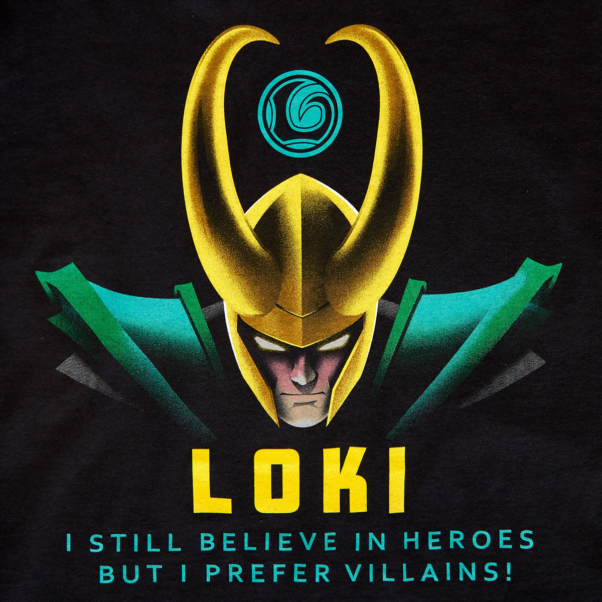 Productafbeelding Loki - Ik Geef de Voorkeur aan Schurken T-Shirt zwart