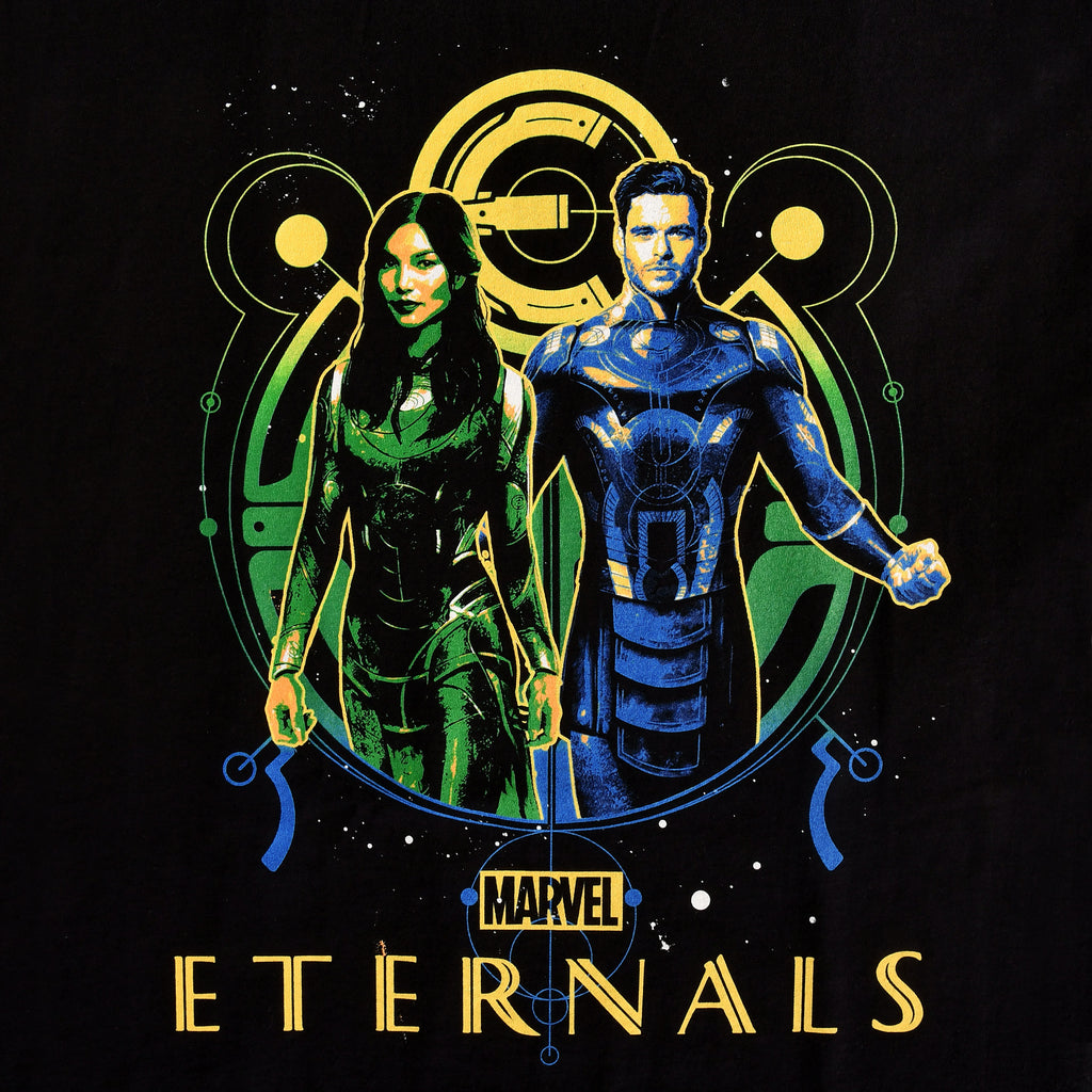 Image produit Eternals - T-shirt noir Ikaris & Sersi