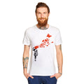 Productafbeelding Banksy - Meisje en Vlinders T-shirt Wit