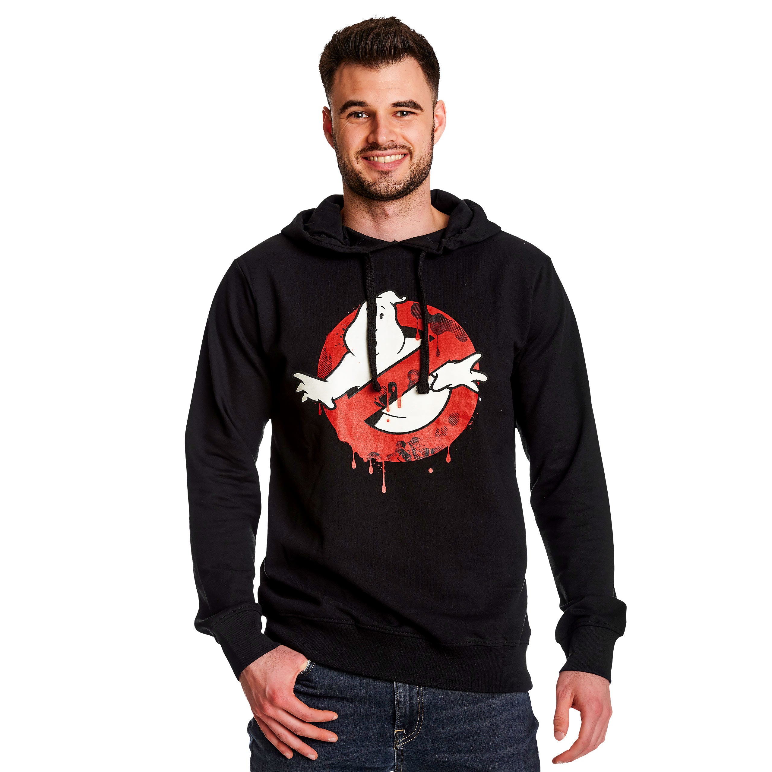 Productafbeelding Ghostbusters - Glow in the Dark Logo Hoodie Zwart